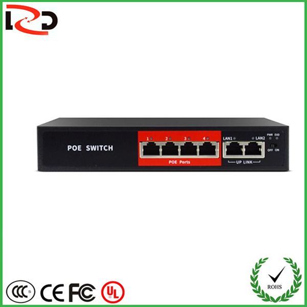 AP4+ 2-port standard POE switch